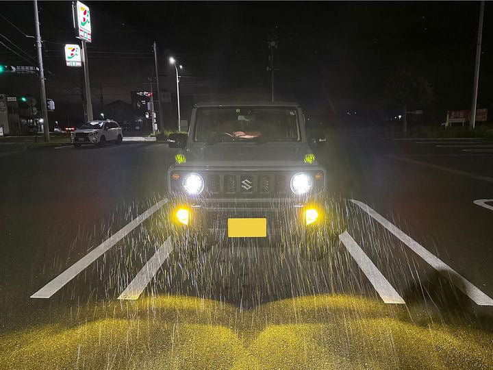 実は違反-悪天候時にフォグランプだけの点灯で運転する行為 SUPAREE
