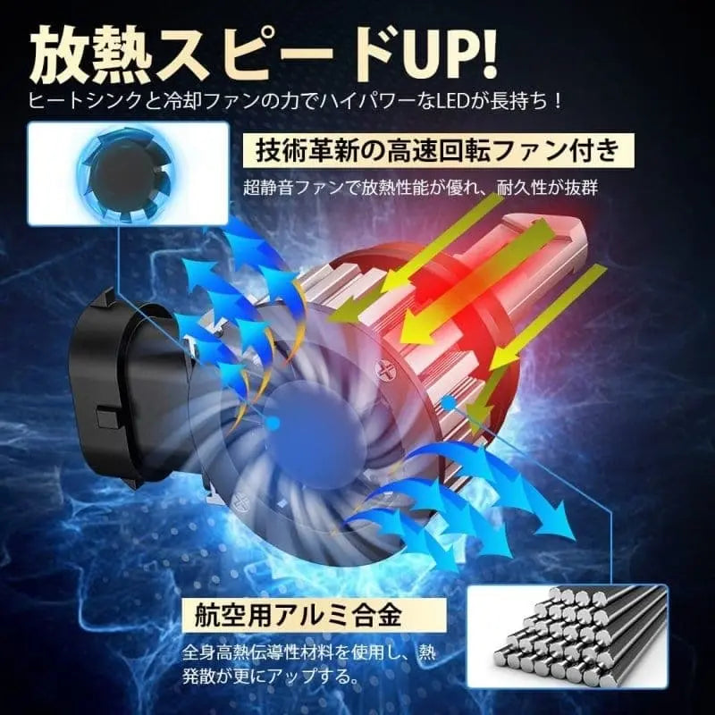 SUPAREE 汽车照明系统 led 化 h8 led フォグランプ 2色切り替え led フォグ