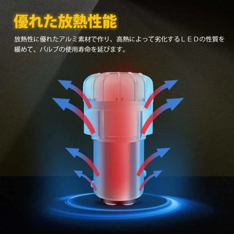 SUPAREE 汽车照明系统 S25ダブル球 LED ブレーキランプ 爆光 BAY15D バルブライト