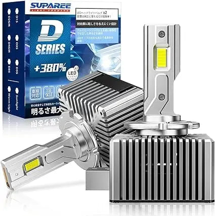 SUPAREE ヘッドライト d3s d3r led ヘッドライト 車検対応 6500K 35W 24000lm 純正交換用  爆光 バルブ