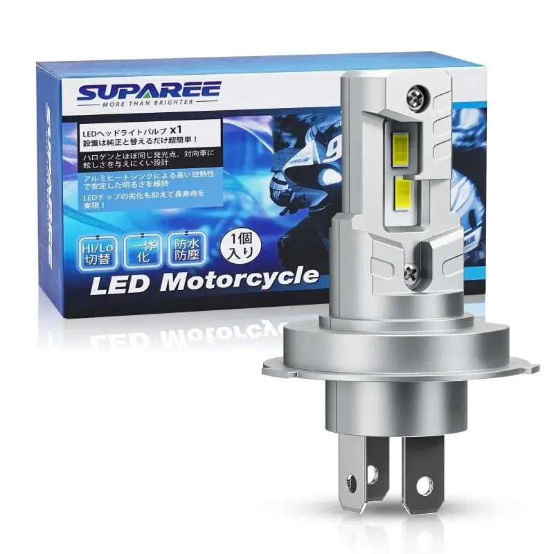 バイク led ヘッド ライト h4 おすすめ  光軸調整済み  6500K  1個入り | ヘッドライト | LEDヘッドライト, H4, H4 LED バルブ | SUPAREE